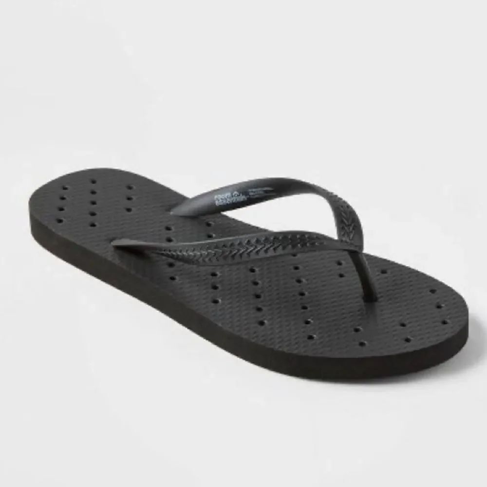3for$20 NWT unisex shower flip flops select your size see chart black